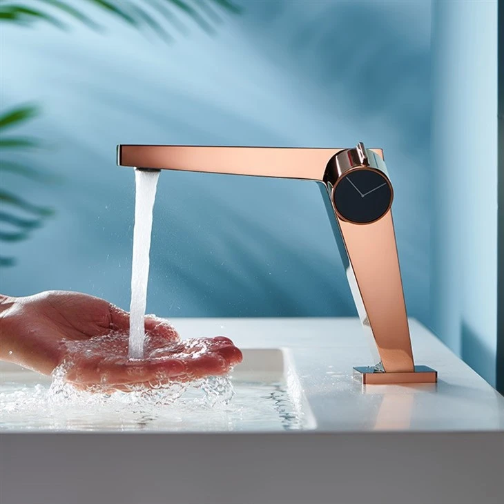 rose gold basin faucet customize
